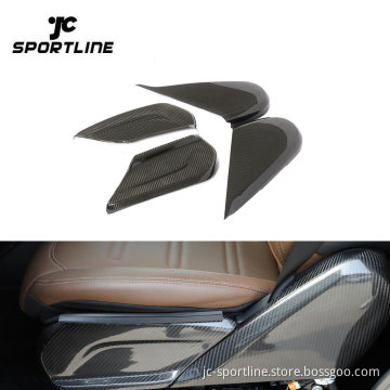 Carbon Fiber Seat Side Panels Cover Trim for Mercedes-Benz W463/W464 G550/G63 AMG 2019+